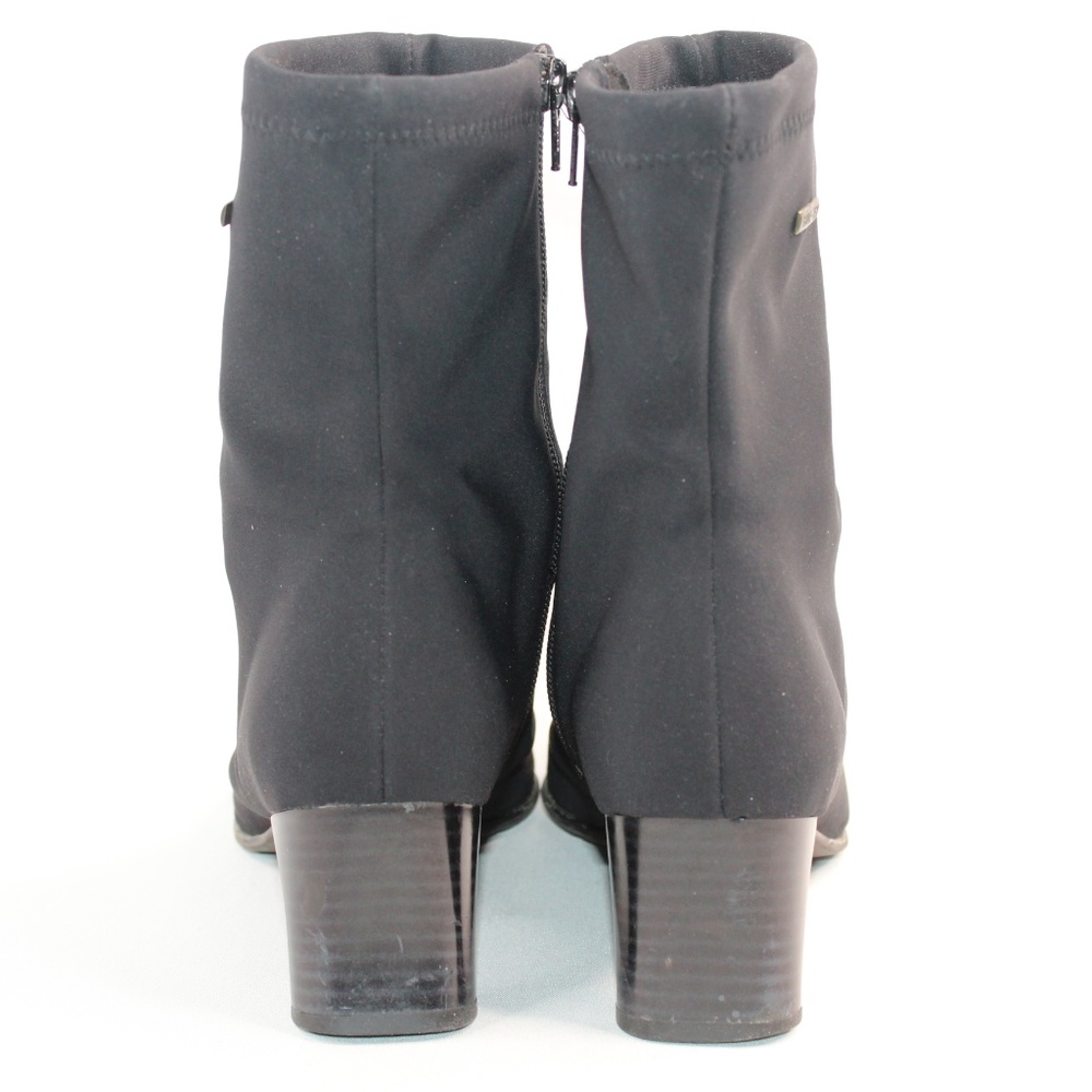 Hogl Fabric Gore-Tex Black Side Zipper Booties #137 - Picture 4 of 8